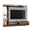 Ver imagem 2 de Painel para Tv até 55 Polegadas Denver 1 Porta Off-white/ipê - Móveis Bechara