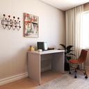 Ver imagem 6 de Escrivaninha Mesa Escritório 80cmx60cm 80cm Cinza Cristal