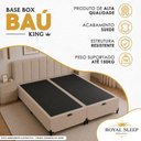 Ver imagem 4 de Cama Box com Baú King Royal Sleep Bipartido Suede Bege 192cm Royal Sleep