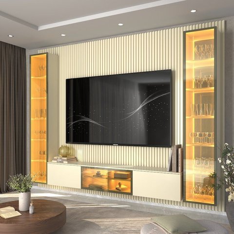 Home Supremo/Luminare Ripado 306 cm - Off White/Off White