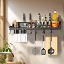 Ver imagem 2 de Organizador Suspenso Multiuso Preto Suporte Utensílios Banheiro Cozinha Quarto Porta Colher Talheres