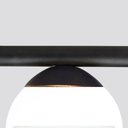 Ver imagem 6 de Lustre Pendente Figo Preto - 6 Globos Esfera de Vidro Branco