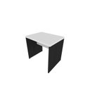 Ver imagem 2 de Escrivaninha Mesa Escritório 80CMX60CM 80cm Preto e Branco