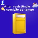 Ver imagem 5 de Caixa Correio Carta Jornal Grade e Embutir Chapa de Aço Amarela + Kit 3 Número