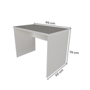 Ver imagem 3 de Escrivaninha Mesa Escritório 90CMX60CM 90cm Branco