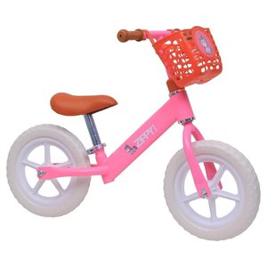 Bicicleta Infantil Equilíbrio sem Pedal Rosa Aro 12