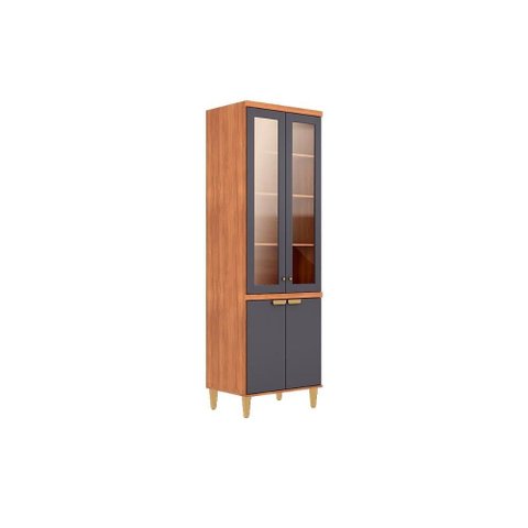Cristaleira Cozinha Elena Reflecta 70cm Titanium MGM