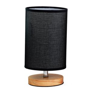 Abajur de Mesa Soleil Preto 25cm - Mai Home
