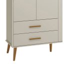 Ver imagem 3 de Guarda-Roupa Retrô 3 Portas Isis MoveisAqui