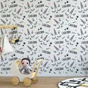 Ver imagem 2 de Papel de Parede Decorativo Baby Meninas Caticorn 3,30x0,50m