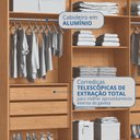 Ver mais imagens de Guarda-roupa 6 Portas 6 Gavetas Brescia