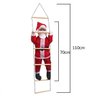 Papai Noel Boneco 70cm Subindo Escada 110cm Bem Grande - 6