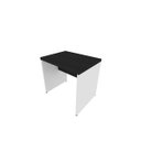 Ver imagem 3 de Escrivaninha Mesa Escritório 100CMX60CM 100cm Branco e Preto