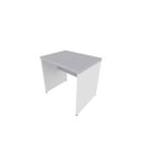 Ver imagem 3 de Escrivaninha Mesa Escritório 100CMX60CM 100cm Branco e Cinza Cristal