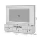 Ver imagem 5 de Home Atenas Tv até 85 C/led + Portas de Correr Ripadas:cinamomo/off