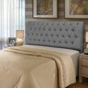 Ver imagem 6 de Cabeceira Cama Box Queen Size Sarah 160cm com Frame Linho Cinza - Desk Design