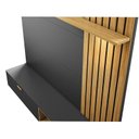 Ver imagem 3 de Painel para Tv Home Suspenso Tocantins 1.8 Preto Acetinado Noce Milano - Colibri