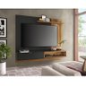 Painel para Tv Home Suspenso Tocantins 1.8 Preto Acetinado Noce Milano - Colibri - 5