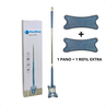 Rodo Mop Torce Pano Twist para Piso Laminado + 1 Refil Extra - 2