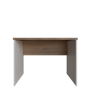 Ver imagem 2 de Escrivaninha Mesa Escritório 110cmx60cm 110cm Branco E Carvalho Mel