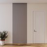 Painel Ripado Compacto 274x25cm Larg. 4 Unid. - Mdf - Cinza - Talatto - 1
