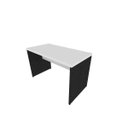 Ver imagem 2 de Escrivaninha Mesa Escritório 110CMX60CM 110cm Preto e Branco