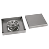 Ralo Invisível Oculto 12x12 Square Quadrado com Tampa 2 em 1 Piso Revestimento ou Inox Seca Piso - 1