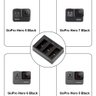 Carregador Triplo + Cabo Usb para Câmeras Gopro 5/6/7/8 Black - 6