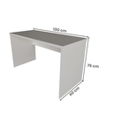 Ver imagem 3 de Escrivaninha Mesa Escritório 130CMX60CM 130cm Branco