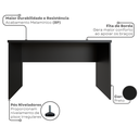 Ver mais imagens de Escrivaninha Mesa Escritório 130cmx60cm 130cm Preto