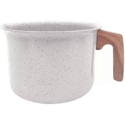 Leiteira Fervedor Indução e Normal Cerâmico Marmol Vanilla