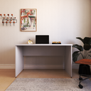 Ver imagem 5 de Escrivaninha Mesa Escritório 140cmx60cm 140cm Cinza Cristal