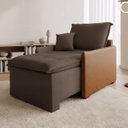 Ver imagem 1 de Poltrona Retrátil e Reclinável Base Madeira Maciça Atena