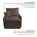 Ver imagem 4 de Poltrona Retrátil e Reclinável Base Madeira Maciça Atena