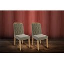 Ver mais imagens de Kit 2 Cadeiras Sala Jantar Paola Wood 2 Un Savana-nature-madeirado/suede Nude Bege - Cimol