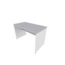 Ver imagem 2 de Escrivaninha Mesa Escritório 140CMX60CM 140cm Branco e Cinza Cristal