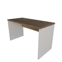 Ver imagem 2 de Escrivaninha Mesa Escritório 140cmx60cm 140cm Branco E Carvalho Mel