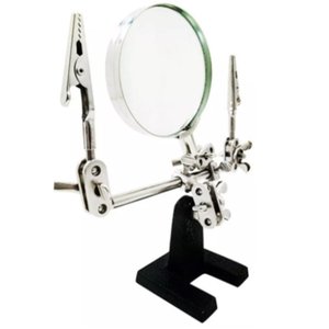 Lupa Com Garras E Suporte Para Visualizar Melhor A Soldagem