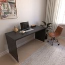 Ver imagem 1 de Escrivaninha Mesa Escritório 150CMX60CM 150cm Preto