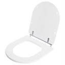 Ver imagem 2 de Assento Sanitário Tampa de Vaso Madeira Mdf Laqueado Calypso para Bacia Incepa 6lpf - Branco