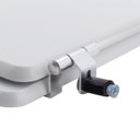 Ver imagem 5 de Assento Sanitário Tampa de Vaso Madeira Mdf Laqueado Calypso para Bacia Incepa 6lpf - Branco