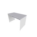 Ver imagem 2 de Escrivaninha Mesa Escritório 150CMX60CM 150cm Branco e Cinza Cristal