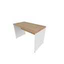 Ver imagem 2 de Escrivaninha Mesa Escritório 150CMX60CM 150cm Branco e Carvalho Mel Bege