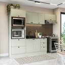 Ver imagem 1 de Cozinha com Rodapé 4 Peças Rubi Yescasa Verde/Oliva