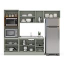 Ver imagem 4 de Cozinha com Rodapé 4 Peças Rubi Yescasa Verde/Oliva