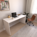 Ver imagem 5 de Escrivaninha Mesa Escritório 160CMX60CM 160cm Branco