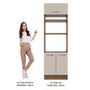 Ver imagem 6 de Torre Quente 70 Cm 3 Portas Rustic/crema Agata Madesa