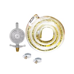 6 Kit Gás BP 1kg Completo (válvula, mangueira 1,25m e 2 abraçadeiras) - Imar - 3