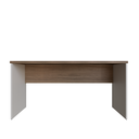 Ver imagem 3 de Escrivaninha Mesa Escritório 160CMX60CM 160cm Branco e Carvalho Mel Bege