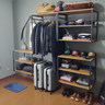 Guarda Roupa Casal Closet Aberto Modulado de Parede - 1